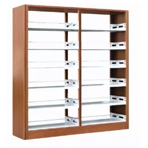 LIBRARY BOOK SHELVING OPTIONAL WOODEN PANEL